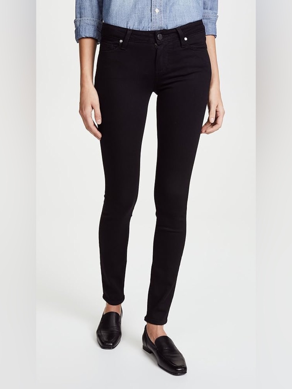 PAIGE Black Verdugo Ankle Jeans